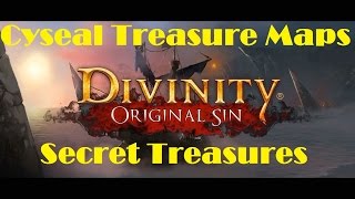 Divinity Original Sin Cyseal Treasure Maps  Secret Treasures  GuideTutorialWalkthrough [upl. by Anayik242]