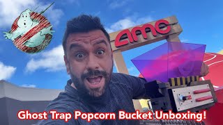 Ghostbusters Frozen Empire AMC Ghost Trap popcorn bucket unboxing [upl. by Tam]