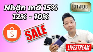 Sale 1010 voucher 15 giảm điện thoại Shopee [upl. by Ainimre]