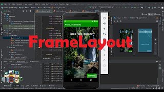 Android Studio  FrameLayout [upl. by Katha]