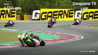 ❗Toprak Razgatlıoğlu Vs Jonathan Rea❗ Race 1 WSBK CZEWorldSBK Most 2024 [upl. by Yatnoed]