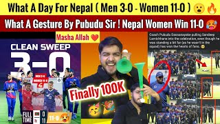 What A Day For Nepal Men 30 Vs USA  Women 110 Vs Maldives amp Pubudu Gesture With Sandeep Won ❤️ [upl. by Wenz]