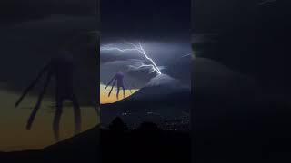 A Rare Trevor Henderson Hexapod Giant Sighting During a Thunderstorm by a Volcano [upl. by Adnwahsor]