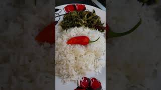 Mula shak diye Naga Morich food foryou reels [upl. by Clougher]