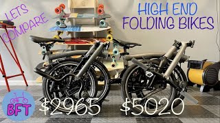 P LINE AND T LINE COMPARISON BROMPTON FOLDING BIKES [upl. by Gabriela]