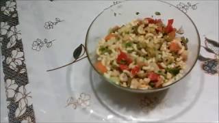 salade de pate  سلطة المكرونة بالخضر [upl. by Isle]