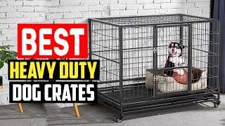 ✅Top 5 Best Heavy Duty Dog Crates in 2023 [upl. by Llyrehc]