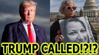 Donald Trump Called Ashli Babbitts Mother Who Protests Outside The DC Jail [upl. by Clarhe]