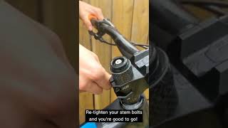 How to tighten a loose headset Shorts [upl. by Anaidirib322]