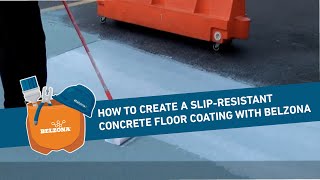 Antislip floor coating how to apply [upl. by Drescher]