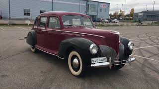 Lincoln Zephyr 4dr Sedan 1940 Sold  Såld [upl. by Salbu]