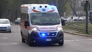 4K  New Ambulanza AREU 118 Milano in emergenza  Italian ambulance responding [upl. by Hilaire]