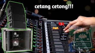 CEK SOUND  CETANG CETONG  ORGENTUNGGAL  ANAK GAJAH  FUL CLARITY 2024 [upl. by Neroc]