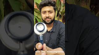 Indosurgical silvery stethoscope unboxing review [upl. by Rollecnahc]