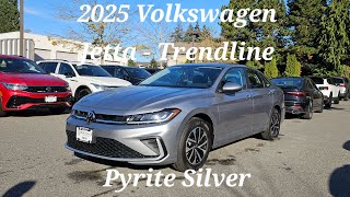 2024 Volkswagen Jetta Trendline Pyrite Silver [upl. by Acissehc323]