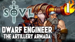 Double Inferno Canons  Dwarf Engineer 1 SOVL  Warhammer Tabletop Roguelike [upl. by Rog145]