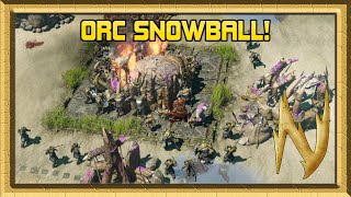 SpellForce 3 Unstoppable Orc Snowball [upl. by Ivzt]