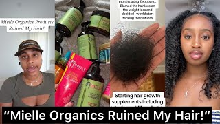 OMG 😱 More BW are Claiming Their Hair are FALLING Out In Clumps Using Mielle Hair Products [upl. by Ahsatsan]