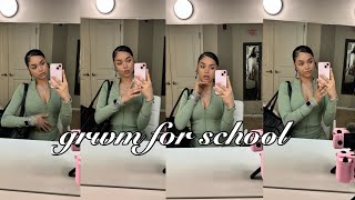 chit chat grwm for school📚  ft dossier [upl. by Munford]