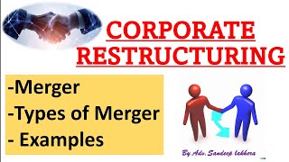 Merger  Types of Merger with Examples merger company cs [upl. by Ahsiken]