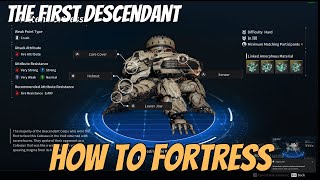 How to Beat Molten Fortress Mechanic Explanation  The First Descendant [upl. by Yenttirb435]