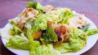 Healthy CAESAR SALAD Recipe [upl. by Hulbig]