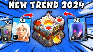 TH11 Queen Charge Golem Witch Attack Strategy  Best Th11 Attack Strategy 2024 Clash of Clans [upl. by Netsruk]