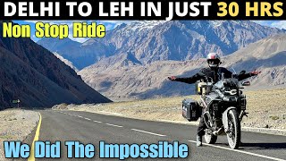 DELHI TO LEH NON STOP 1300 KMS IN 30 HRS  EP01 DELHISRINAGARLEH  BMW F850 GSA  LADAKH 2023 [upl. by Rosemonde970]