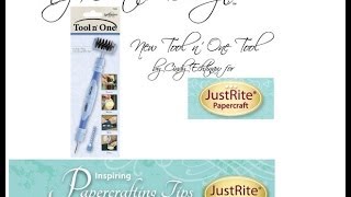 Justrite features Spellbinders Tool n One [upl. by Ahseer763]