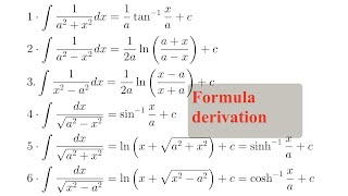 Integration of some standard integral [upl. by Ennairac880]