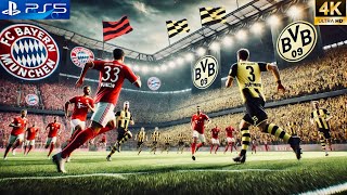 Der Klassiker  Bayern Munich vs Borussia Dortmund  FC25 PS5 4KHDR Gameplay [upl. by Bale]