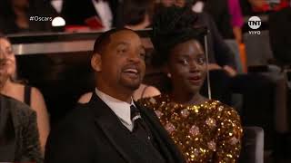 Will Smith SLAPS Chris Rock at the Oscars 2022 [upl. by Docilla]