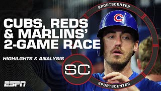 Cubs playoff chase coming down TO THE WIRE after collapse to Braves  SportsCenter [upl. by Naima290]