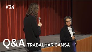 Viennale 2024 QampA TRABALHAR CANSA [upl. by Wahlstrom]