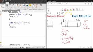 Data Structure amp Algorithms  StackampQueue Using Array [upl. by Beore]