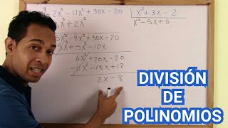 DIVISIÓN DE POLINOMIOS Paso a paso [upl. by Isyad]