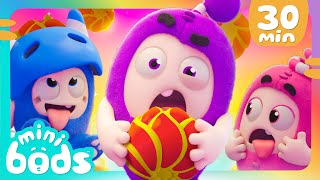 MINIBODS NEW Minibods 💖LOVE💖 Fruit  Fruits of Labour  Baby Oddbods  Funny Cartoons for Kids [upl. by Sigsmond]