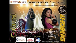 TECHNOCRAFT 24 Vaagtarang 2k24 Cultural Night [upl. by Woodhouse]