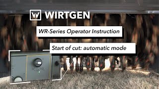 WRSeries Operator Instruction Start of cut automatic mode [upl. by Aborn]