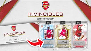 CHASING HENRY 11 IN NEW TOPPS ARSENAL INVINCIBLES 200304 [upl. by Dimah]