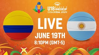 Colombia v Argentina  Full Basketball Game  FIBA U18 Womens AmeriCup 2024 [upl. by Cartwell]