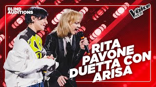 Le voci di Rita Pavone e Arisa in “Una Ragione In Più”  The Voice Kids 3 Blind Auditions [upl. by Nyllaf]