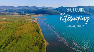 Spot Guide Kitesurfing Akyaka Turkey [upl. by Orlantha]