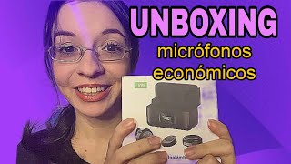 Micrófonos Inalámbricos para celular  Unboxing y prueba  ¿FUNCIONA [upl. by Allerym]