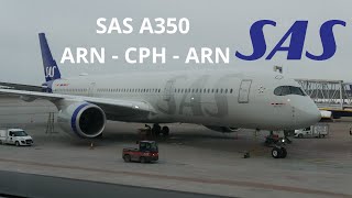 My trip to Copenhagen and back with SAS A350 [upl. by Kcirdnekal]