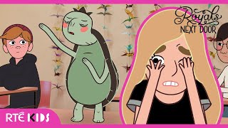 😳 Stellas Embarrassing Moment at School 🐢  Royals Next Door  World Animal Day 💚  RTEKids [upl. by Leehar383]