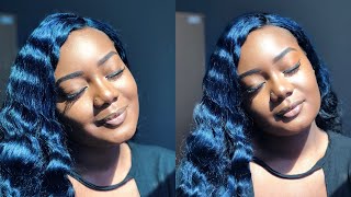 HOW TO  Navy Blue Hair  SUBTLE NO BLEACH [upl. by Rogergcam]