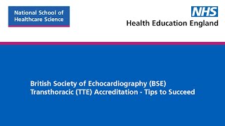 British Society of Echocardiography Transthoracic Accreditation  Tips to Succeed [upl. by Nirrok953]