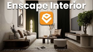 Realistic Rendering for Interior Designers SketchUp  Enscape [upl. by Ellekcir]