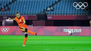 Netherlands 🇳🇱 score TEN GOALS against Zambia 🇿🇲 in group opener  Tokyo2020 Highlights [upl. by Romilly507]